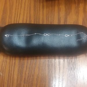 Sterling Silver infinity bracelet